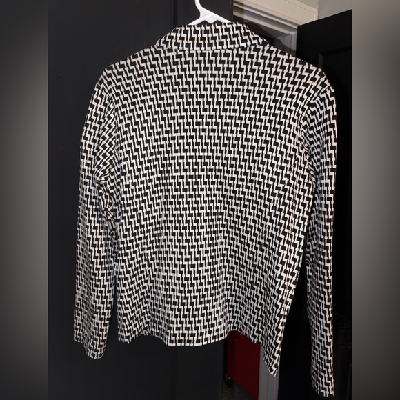 Wind ridge Cheryl Nash black pattered jacket - Picture 6 of 7